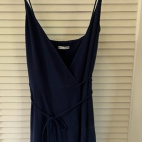 Reformation Dresses & Skirts - Reformation navy cotton wrap dress